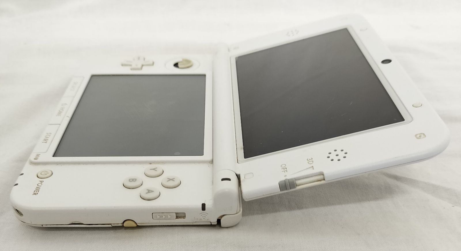 ジャンク/部品取り】ニンテンドー3DS LL 本体 SPR-001 ヒンジ破損 