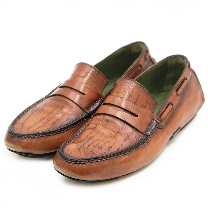 Berluti ベルルッティ ブーツ サイズ 6 1/2 メンズ カリグラフィ 