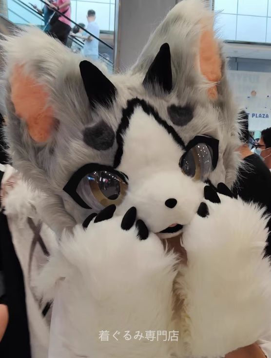 犬 猫 着ぐるみ ヘッド 全頭 ヘッド ケモノ ファースーツ ぬいぐるみ