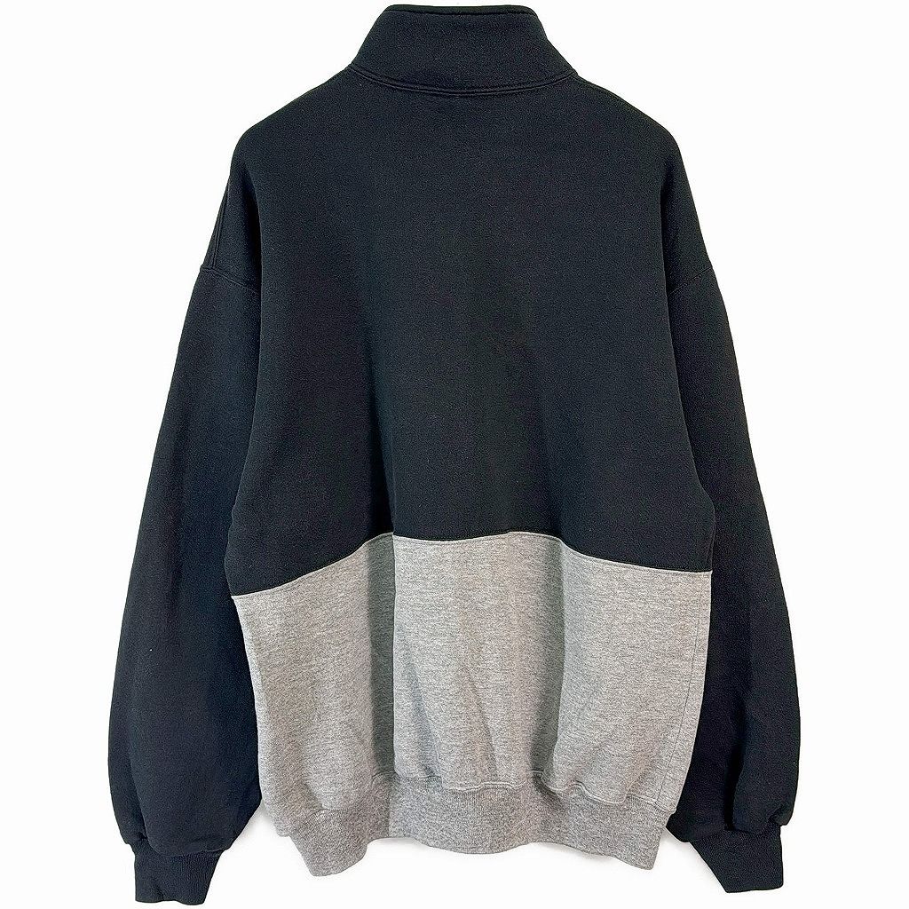 90年代 USA製 RUSSELL ATHLETIC ラッセル ハーフジップ スウェット 