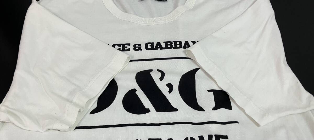 DOLCE & GABBANA ドルチェ & ガッバーナ 半袖Tシャツ KINGOG LOVE 