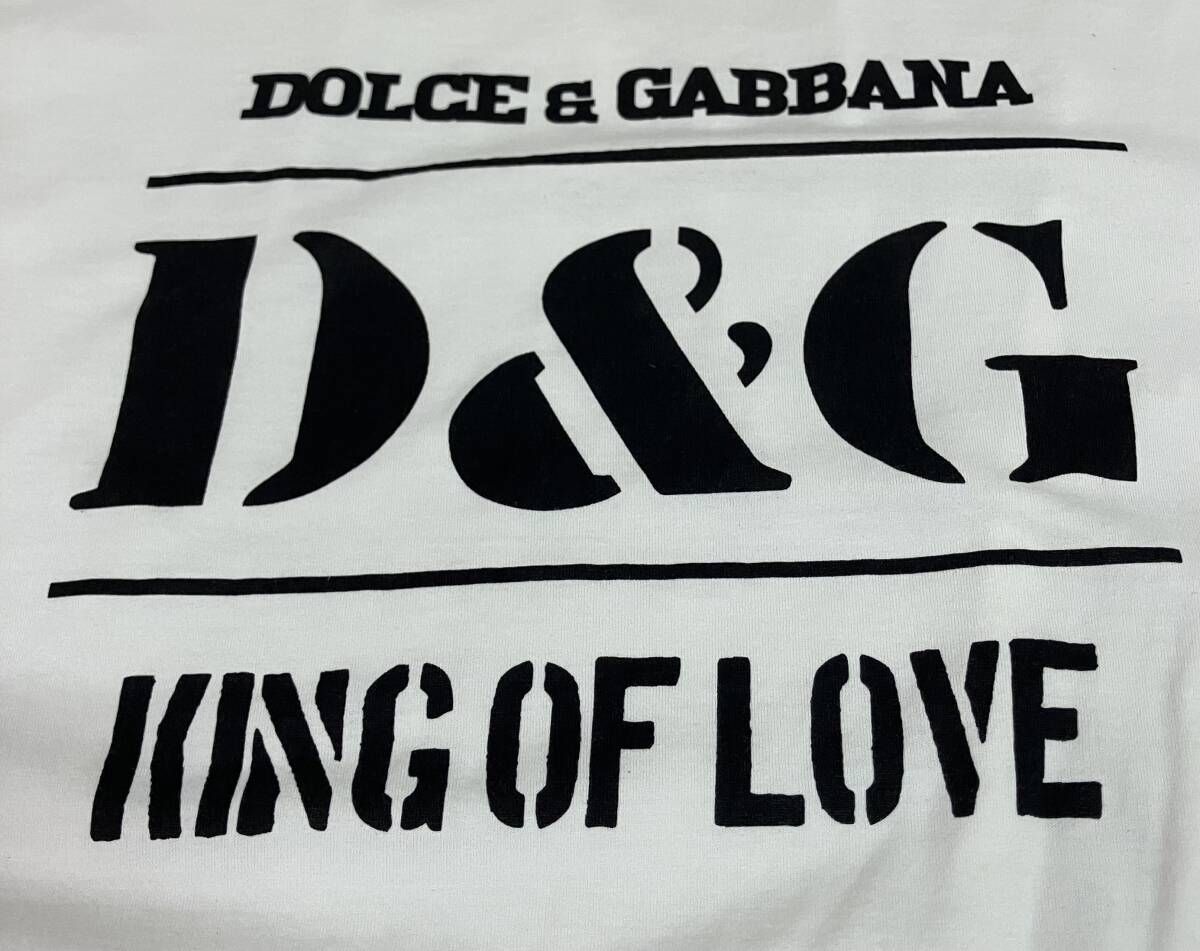 DOLCE & GABBANA ドルチェ & ガッバーナ 半袖Tシャツ KINGOG LOVE 