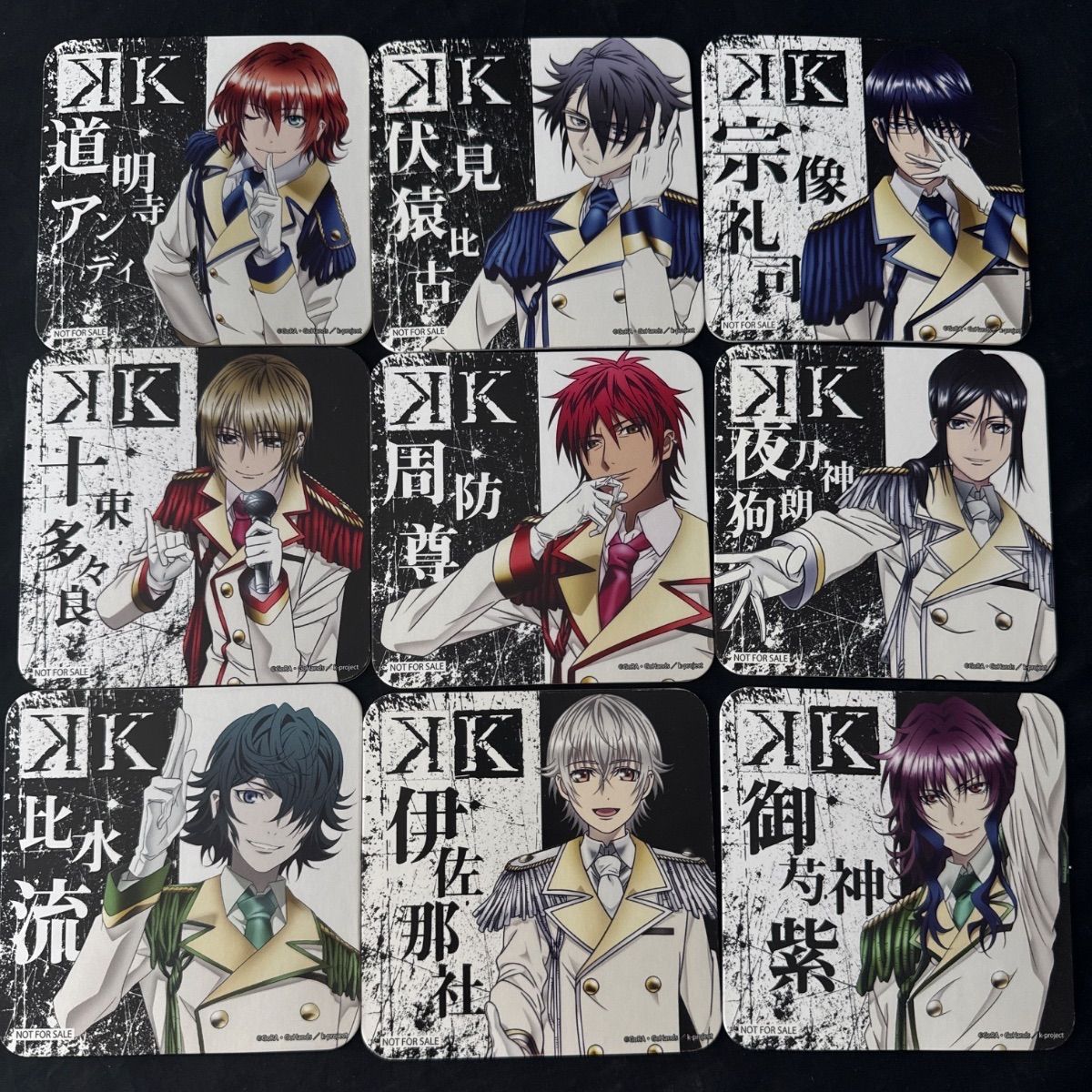 最新作，定番】 K SEVEN STORIES パセラカフェ 特典 コースター 9点