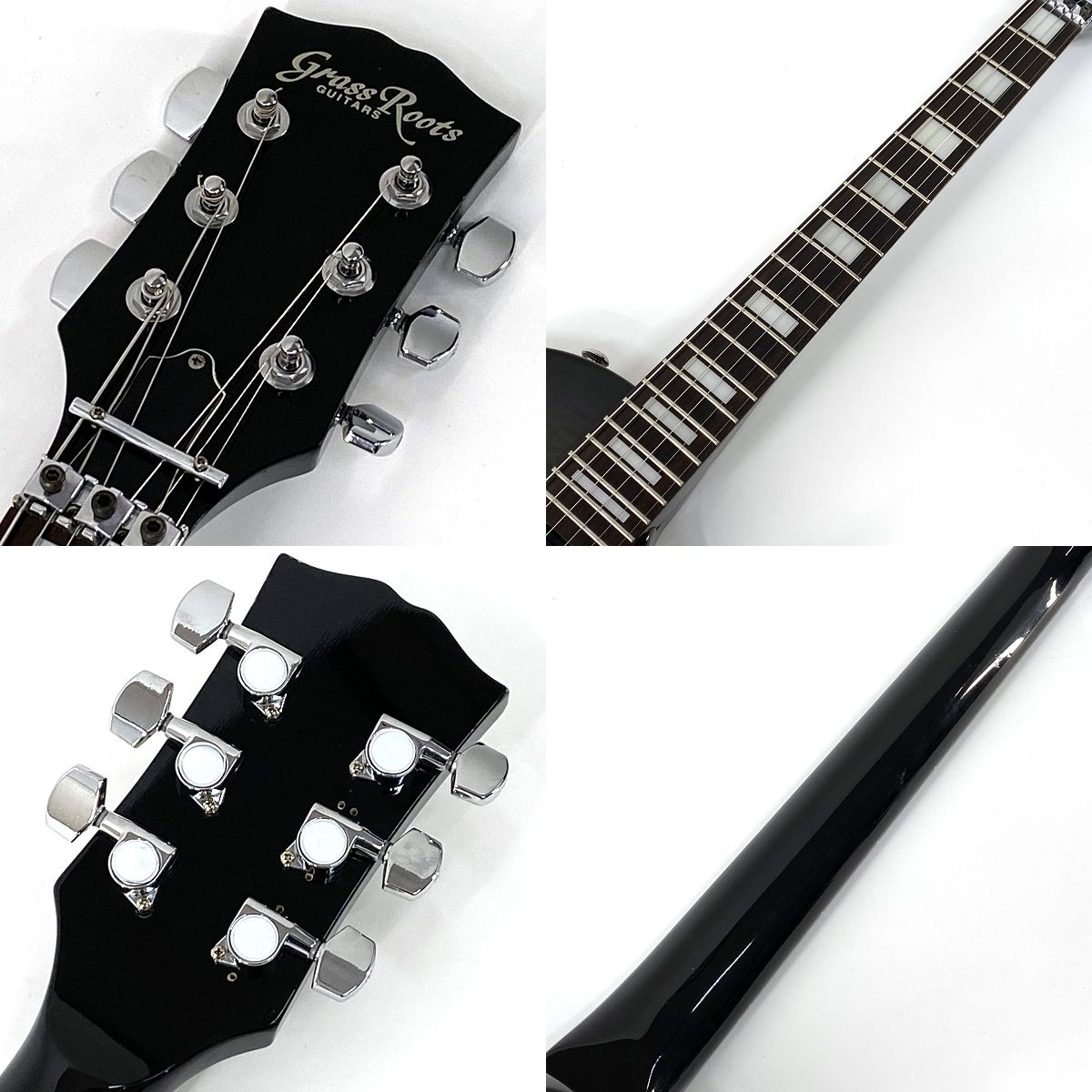GrassRoots グラスルーツ G-LP-49QM レスポール エレキギター ※中古