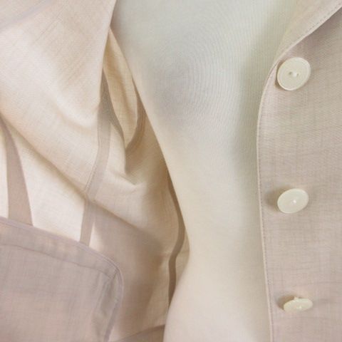 ラピーヌ ブランシュ LAPINE BLANCHE ジャケット 長袖 ピンクベージュ