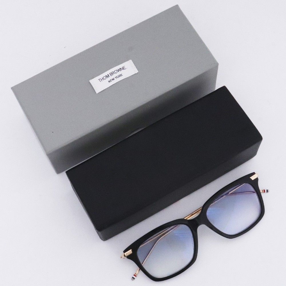 THOM BROWNE 度入り DITA期 スクエアフレーム サングラス ブラック 