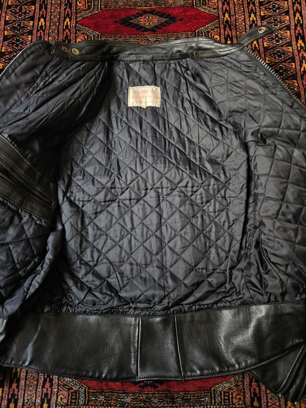 70s～ UK Vintage [INTERSTATE LEATHERS] 