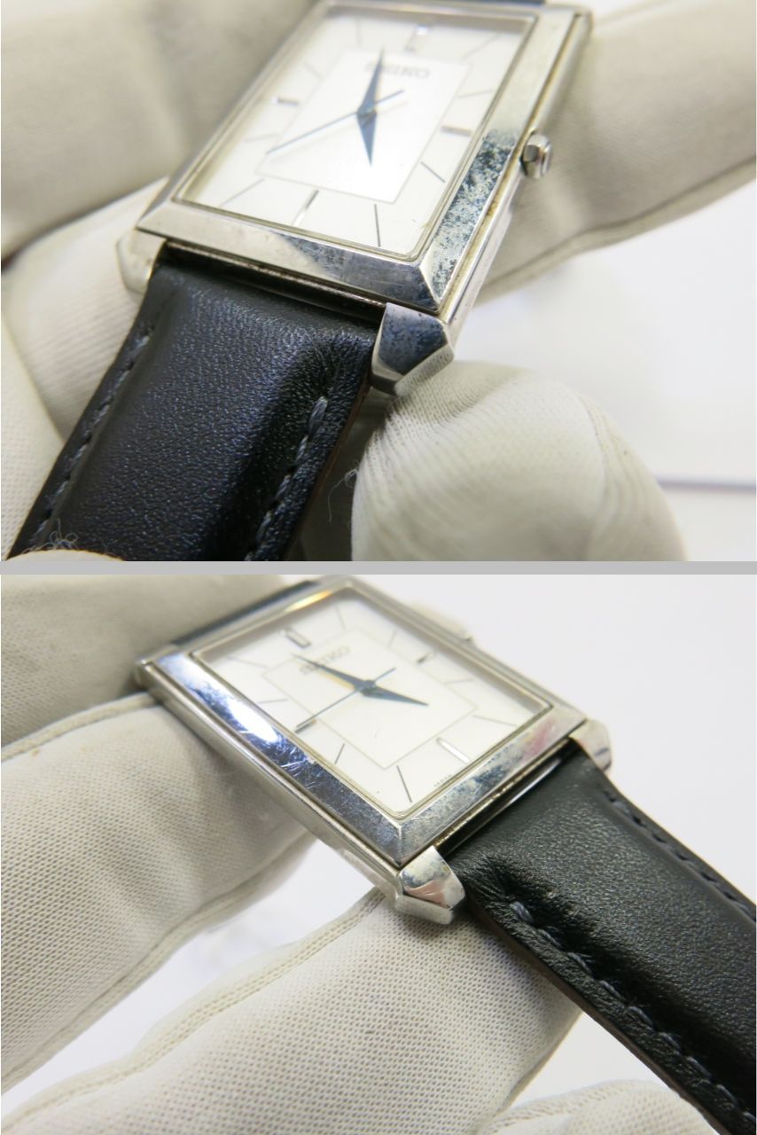 セイコードルチェ 腕時計 4J41-0AS0 レクダングル クオーツ SEIKO