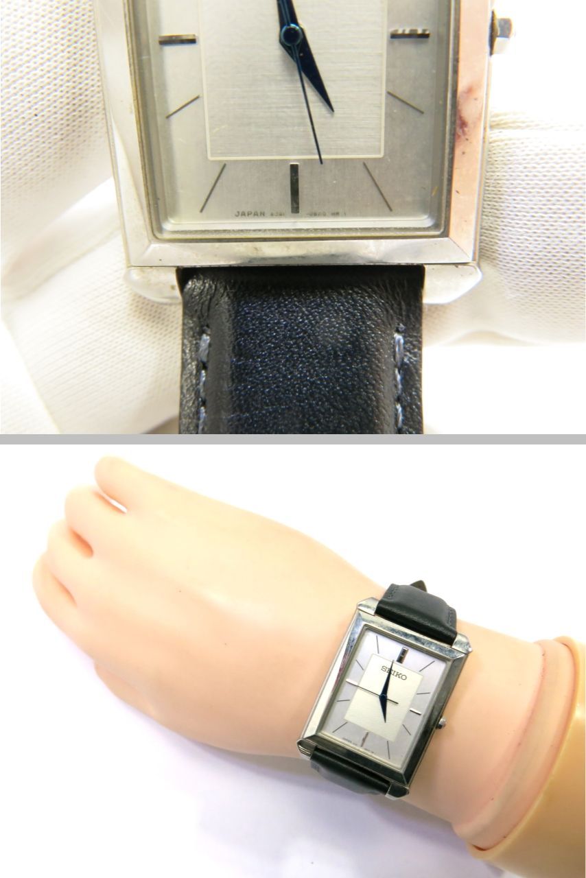 セイコードルチェ 腕時計 4J41-0AS0 レクダングル クオーツ SEIKO