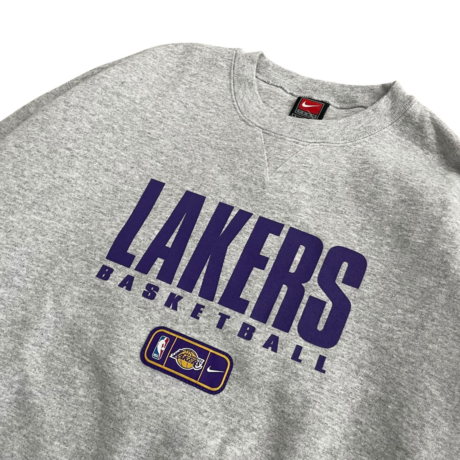 NIKE】 90s VINTAGE NIKE NBA LOSANGELS LAKERS SWEAT GREY ナイキ 