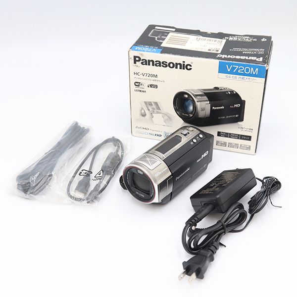 Panasonic デジタルハイビジョンビデオカメラ HC-V720M【ww】【中古