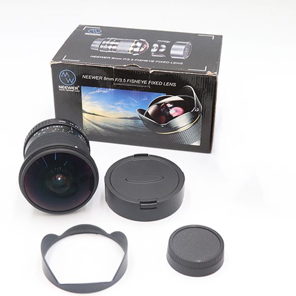ニューワー NEEWER ニコン 魚眼レンズ FISH－EYE FIXED LENS 8mm F/3.5 
