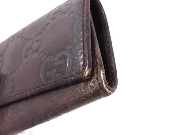 GUCCI グッチ 138093 グッチシマ レザー 6連 キーケース 鍵入れ メンズ