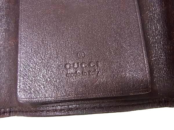 GUCCI グッチ 138093 グッチシマ レザー 6連 キーケース 鍵入れ メンズ