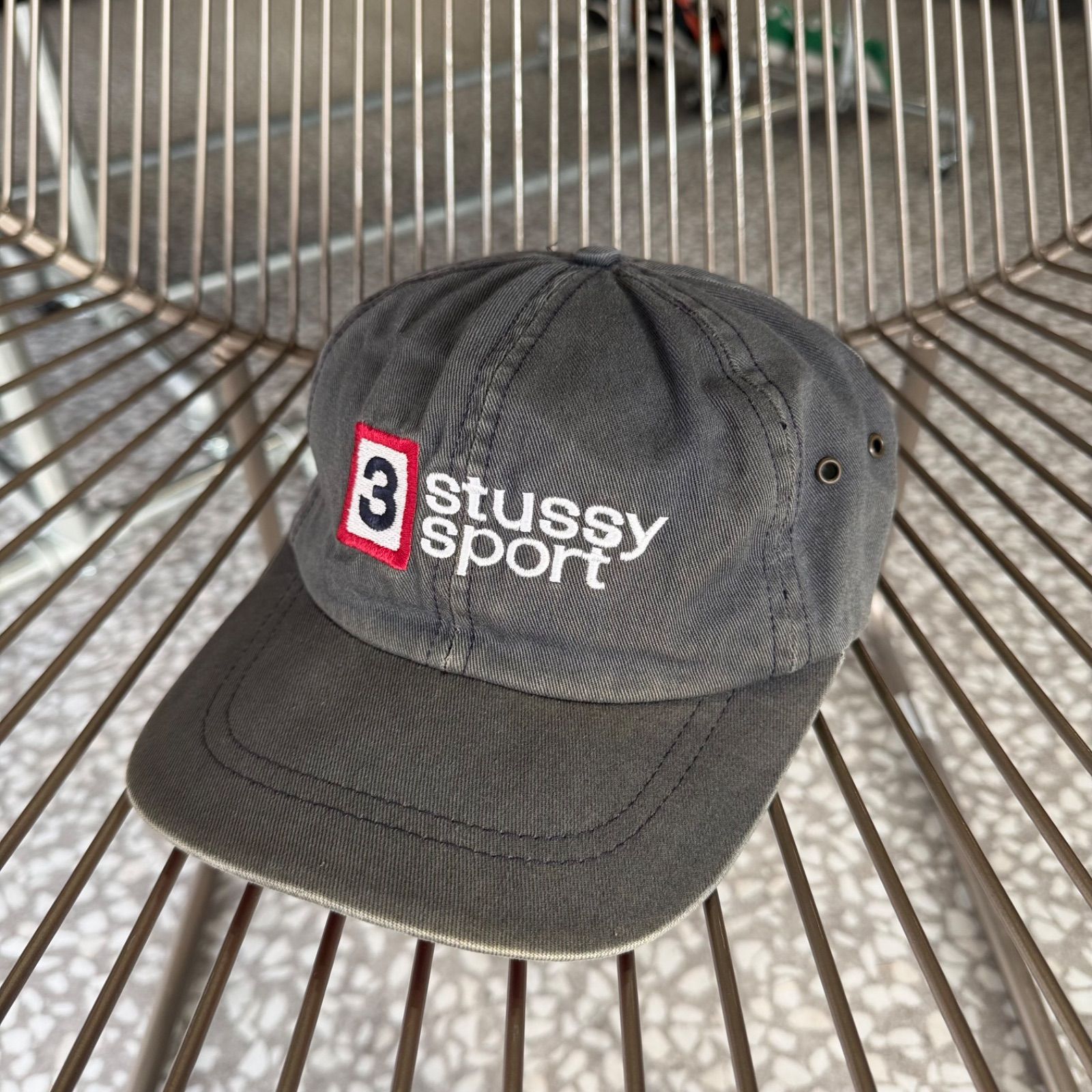 STUSSY / 90's usa製 cap size Free オールドステューシー 白タグ