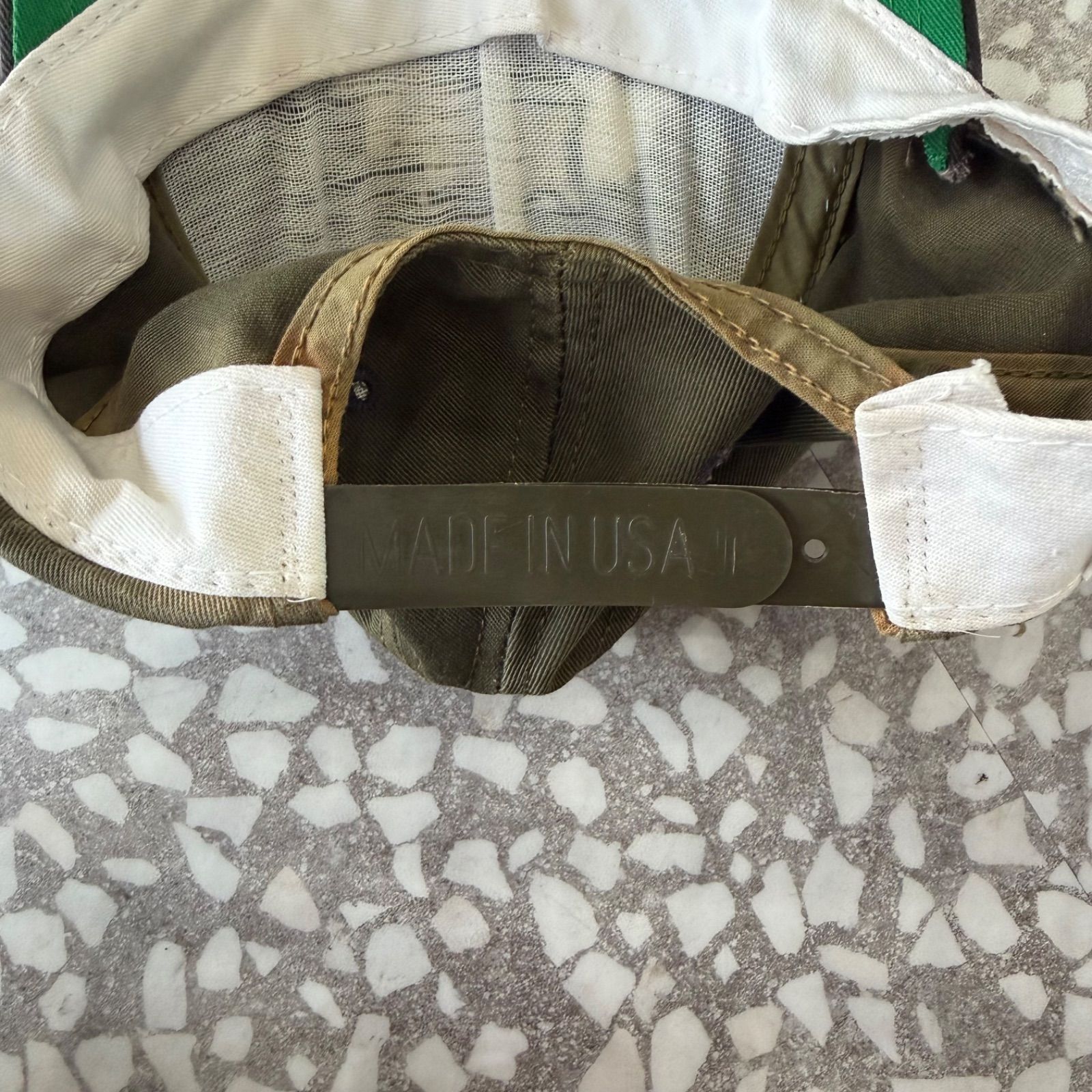 STUSSY / 80's usa製 logo cap size Free オールドステューシー 白タグ