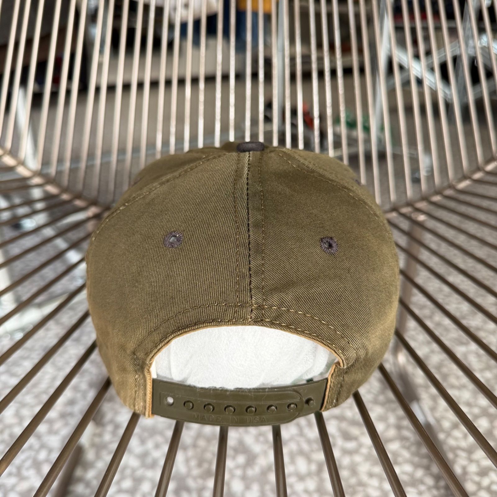 STUSSY / 80's usa製 logo cap size Free オールドステューシー 白タグ