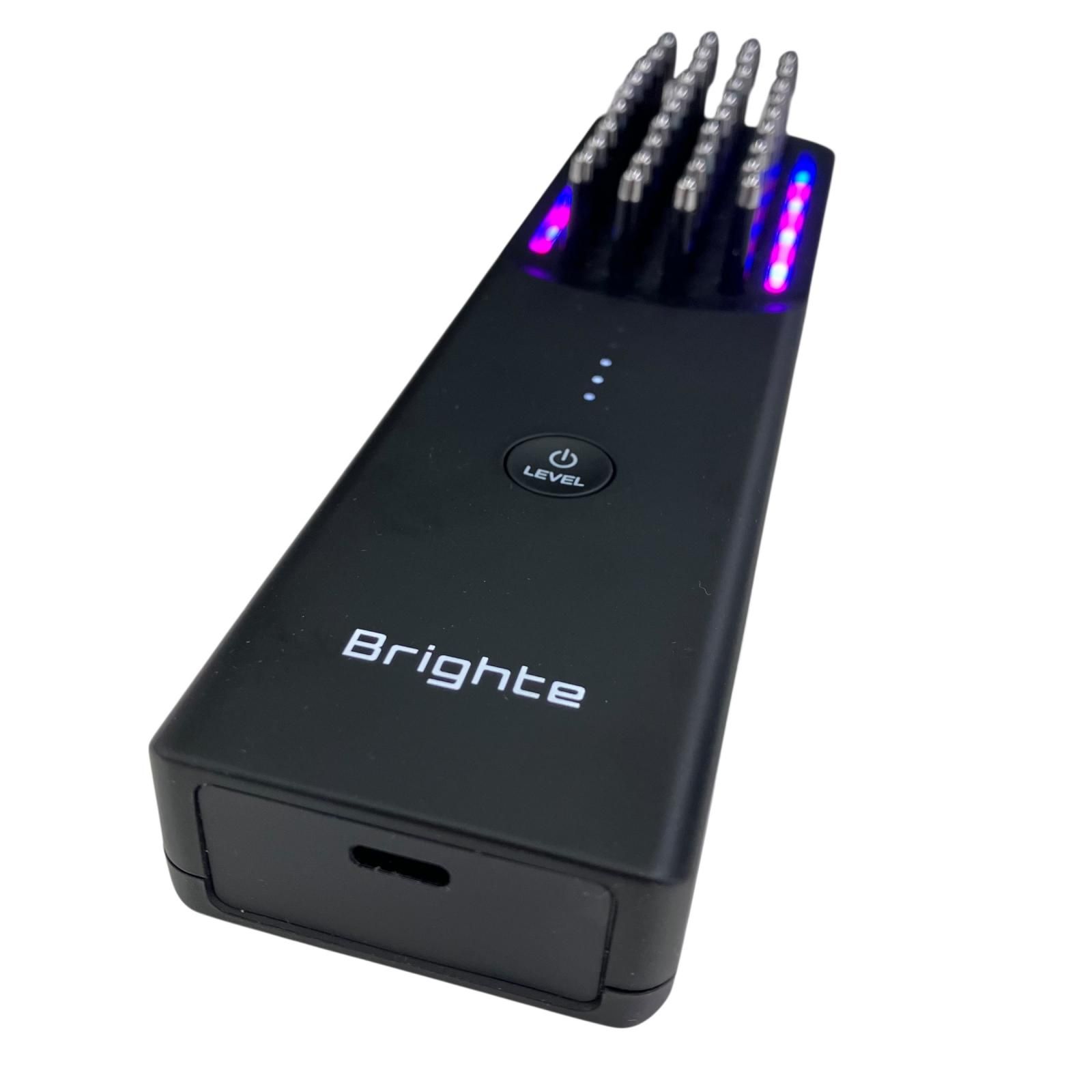 186000 Brighte ELEBRUSH LED ブラシ型美顔器 BRT-FS145B ブラック 箱 