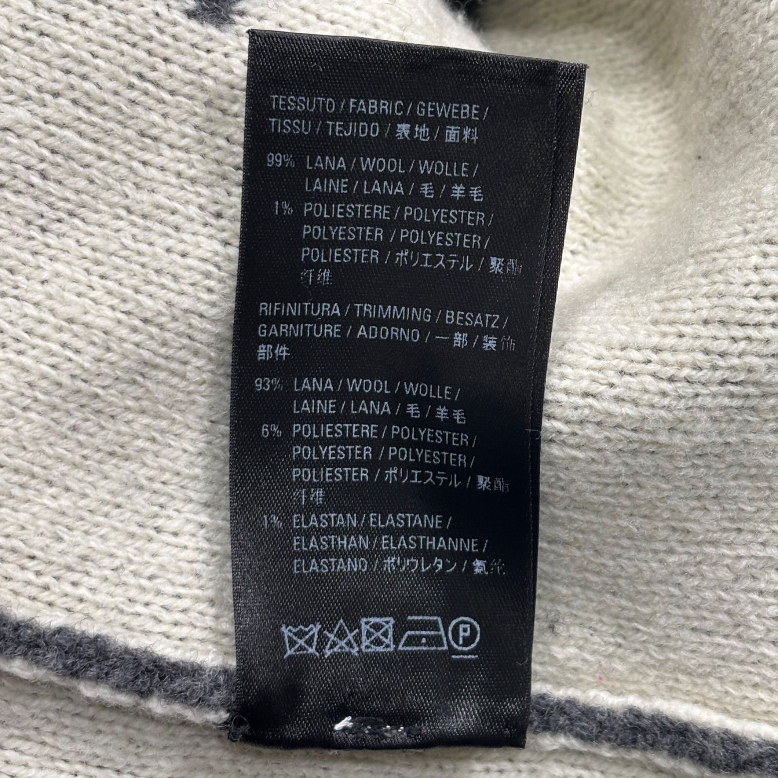 BALENCIAGA ALL OVER LOGO KNIT GREY XS バレンシアガ オールオーバー 