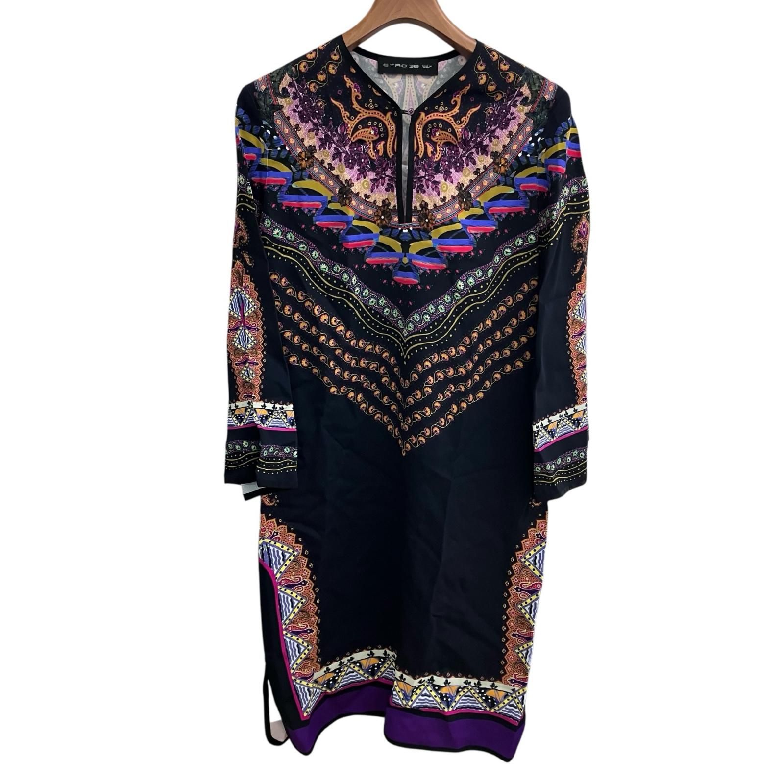 180053 ETRO エトロ ワンピース 38 レーヨン - メルカリ