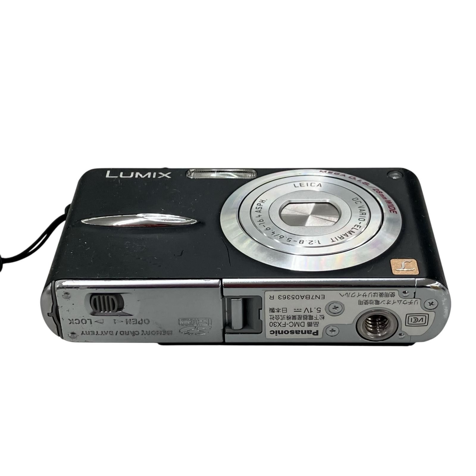 動作確認済み パナソニック LUMIX DMC-FX30 オールドコンデジ