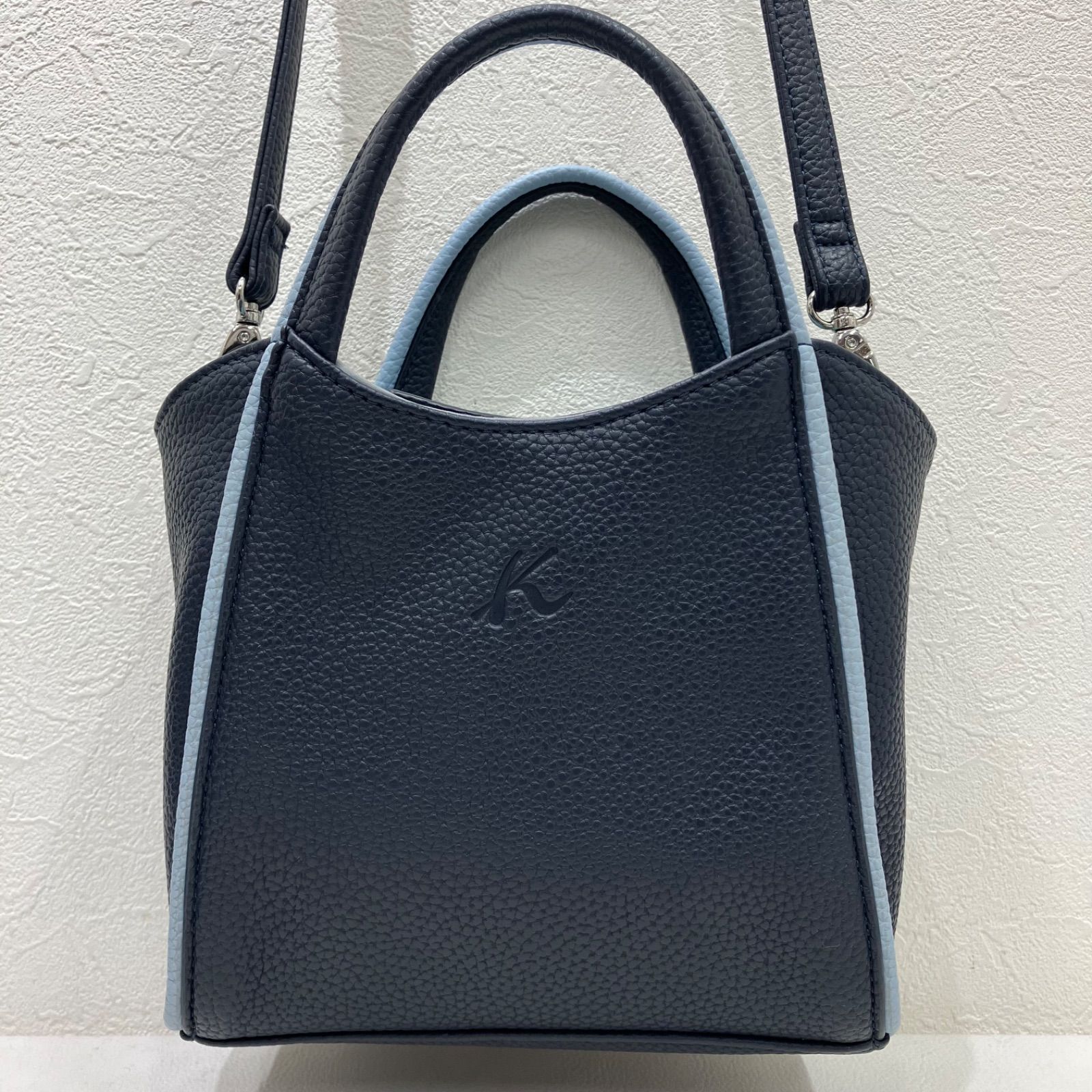 法人様価格 Kitamura ミニ ショルダーバッグ 2WAY ネイビー 【公式通販】