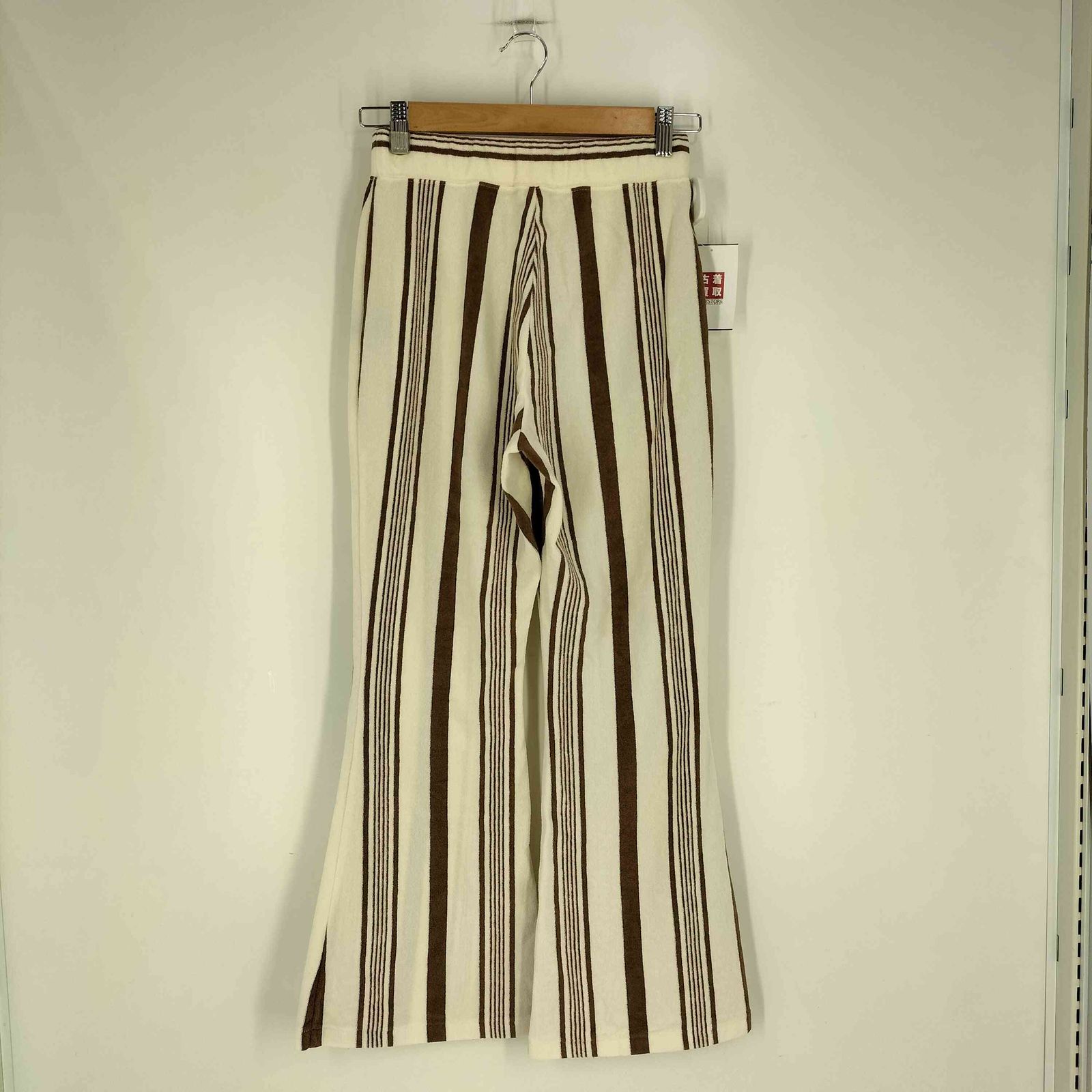 フィーニー PHEENY 24SS PILE BORDER FLARED PANTS パイル ボーダー
