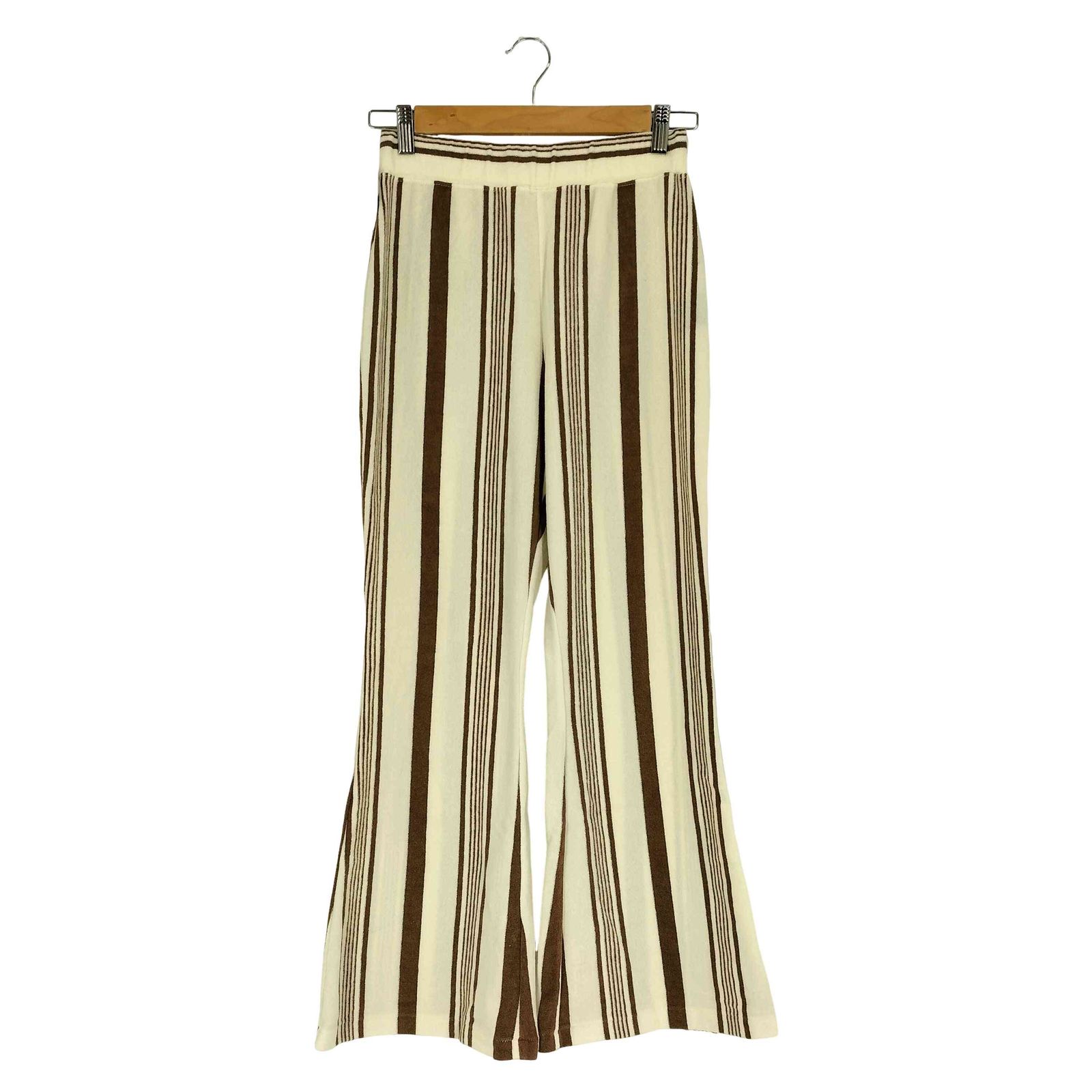 PHEENY パイルボーダーフレアパンツ フィーニー PHEENY 24SS PILE BORDER FLARED PANTS パイル ボーダー