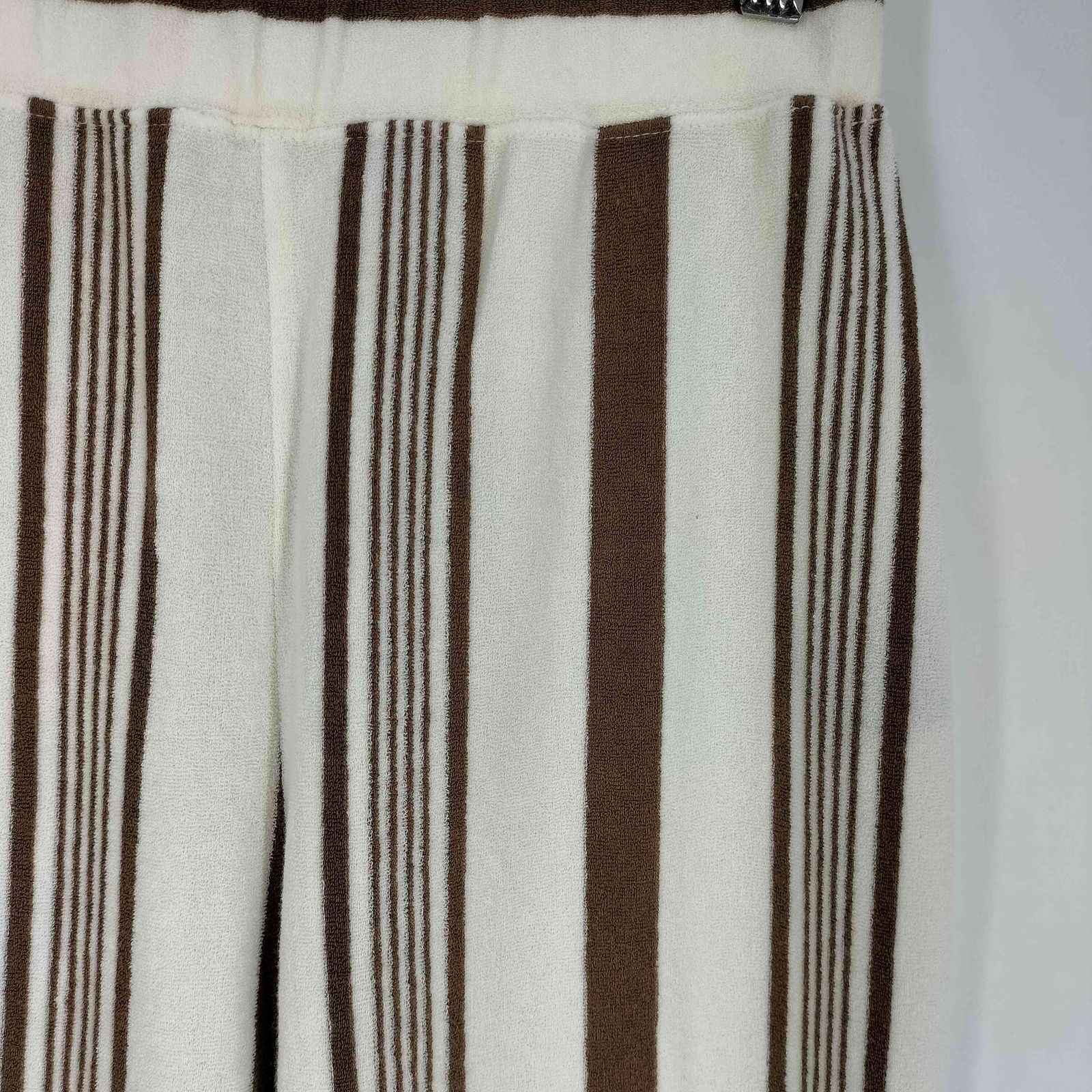 フィーニー PHEENY 24SS PILE BORDER FLARED PANTS パイル ボーダー