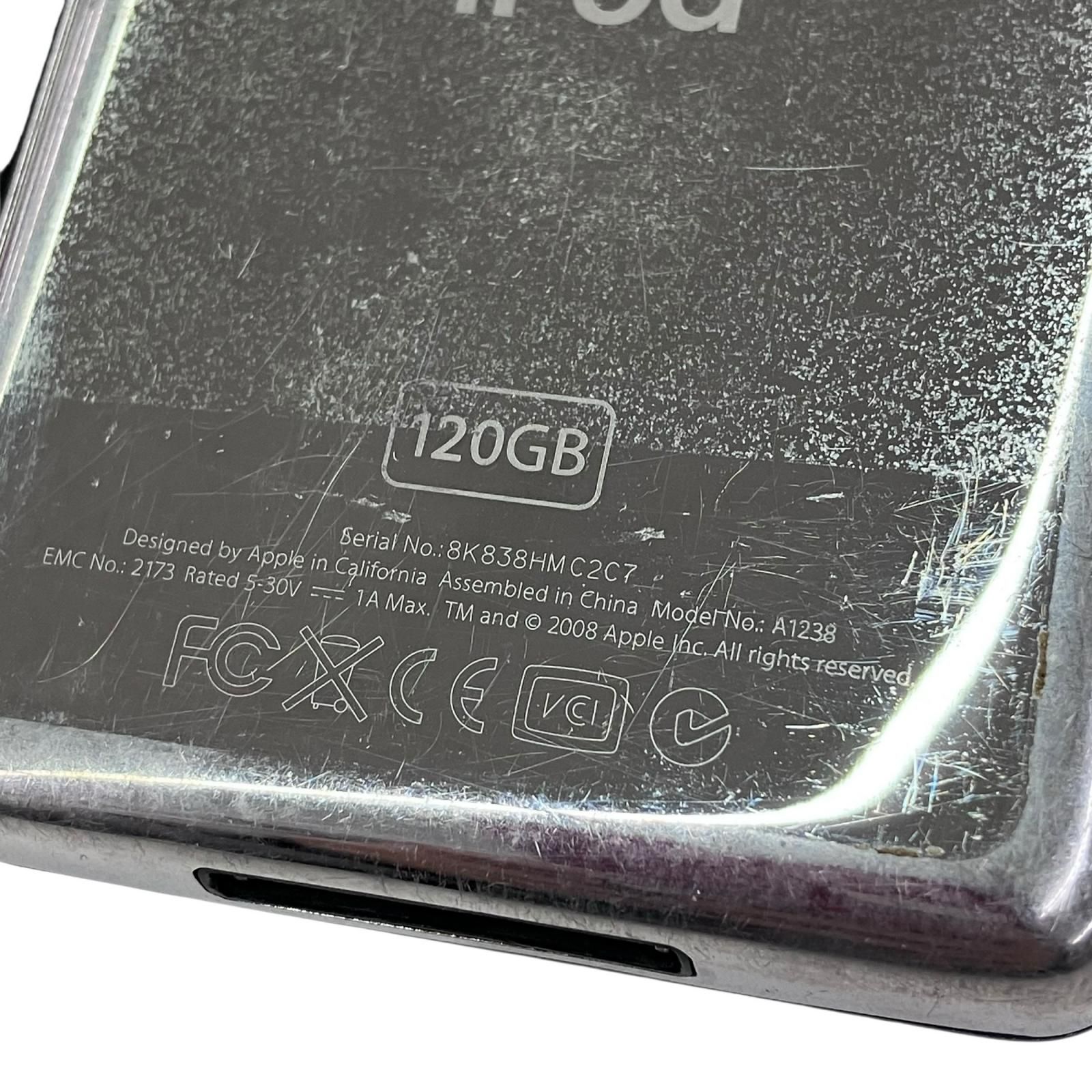 オーディオ機器 186001 動作未確認 iPod classic 120GB A1238 2点