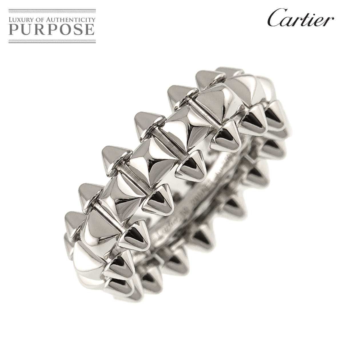 カルティエ Cartier クラッシュ ドゥ #50 リング MM K18 WG ホワイト 