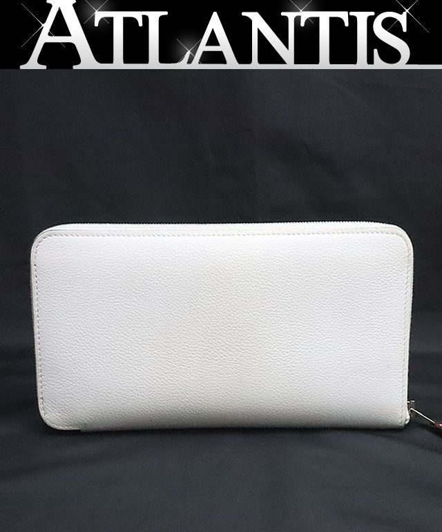 【広尾店】エルメス HERMES アザップロング シルクイン 長財布 エバーカラー 白 B刻印(2023年製) 【18883】 広尾店】エルメス HERMES アザップロング シルクイン 長財布 エバー