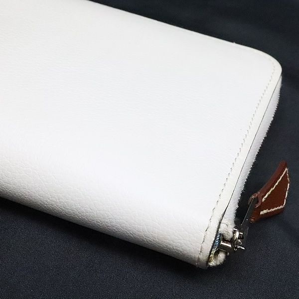 【広尾店】エルメス HERMES アザップロング シルクイン 長財布 エバーカラー 白 B刻印(2023年製) 【18883】 広尾店】エルメス HERMES アザップロング シルクイン 長財布 エバー