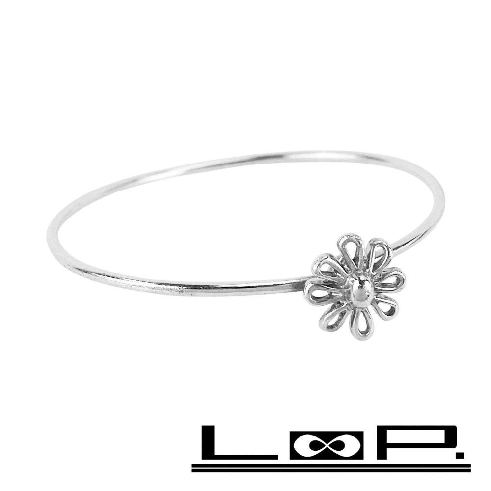 Tiffany＆Co. デイジー フラワー バングル SV925 シルバー
