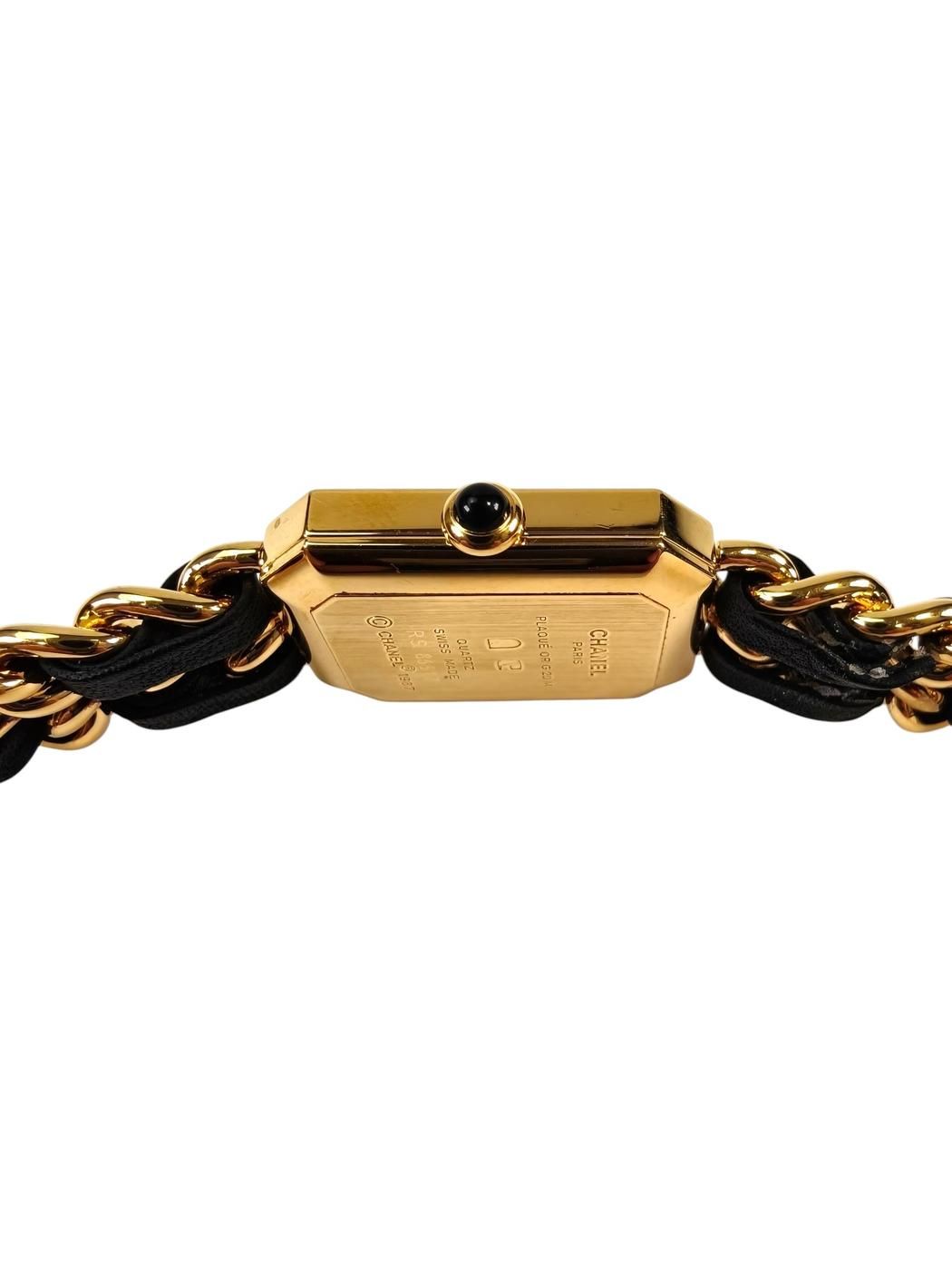 CHANEL シャネル プルミエール Mサイズ H0001 腕時計 クオーツ ゴールド 管理番号：11245 CHANEL シャネル プルミエール Mサイズ H0001 腕時計 クオーツ