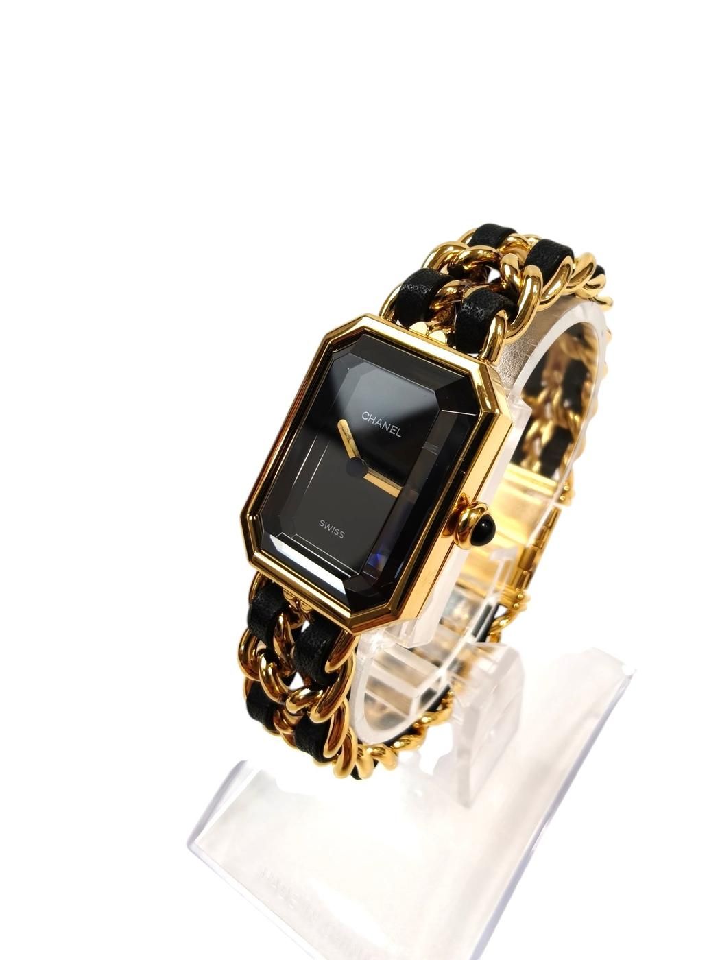 CHANEL シャネル プルミエール Mサイズ H0001 腕時計 クオーツ ゴールド 管理番号：11245 CHANEL シャネル プルミエール Mサイズ H0001 腕時計 クオーツ