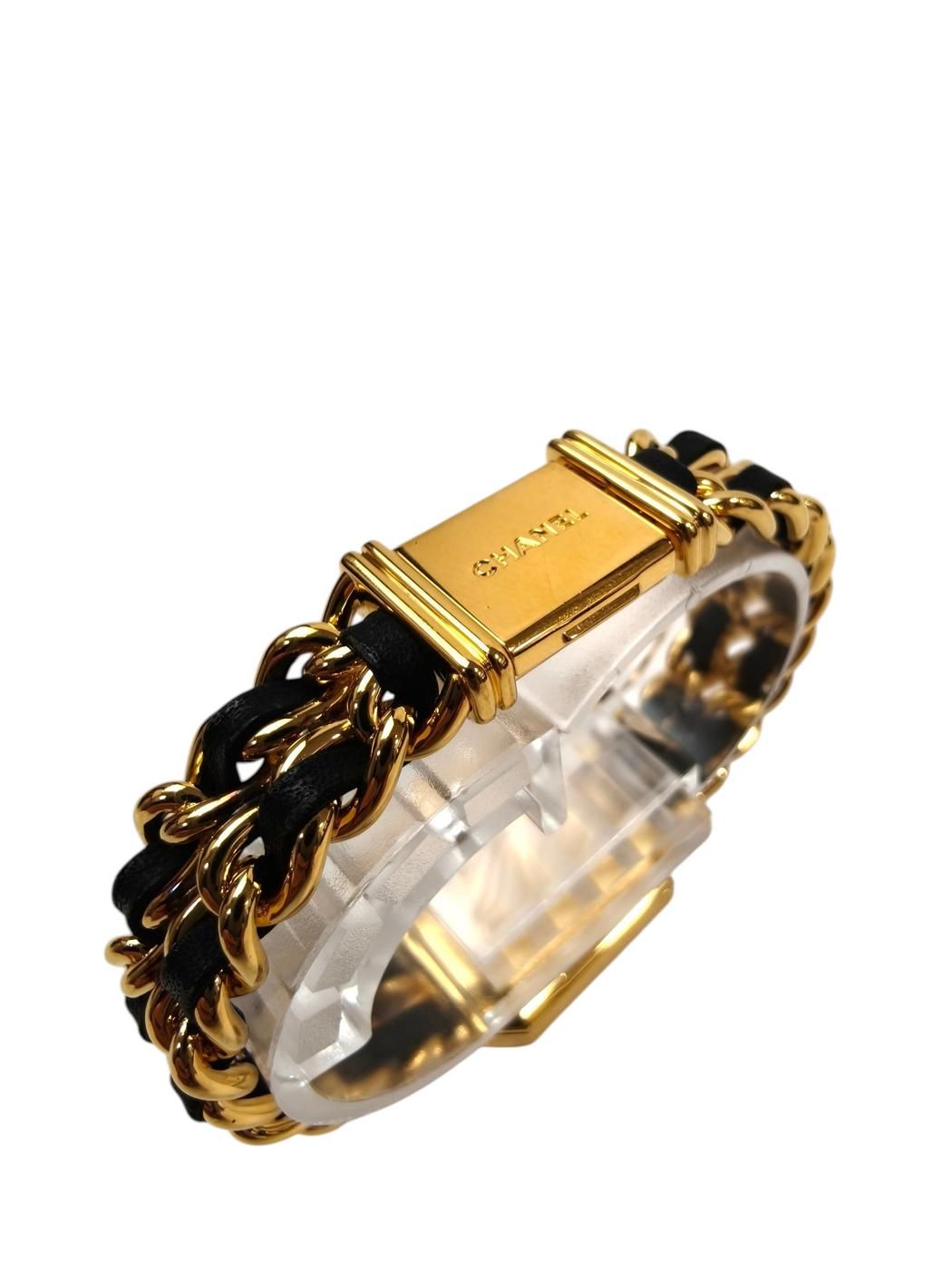 CHANEL シャネル プルミエール Mサイズ H0001 腕時計 クオーツ ゴールド 管理番号：11245 CHANEL シャネル プルミエール Mサイズ H0001 腕時計 クオーツ