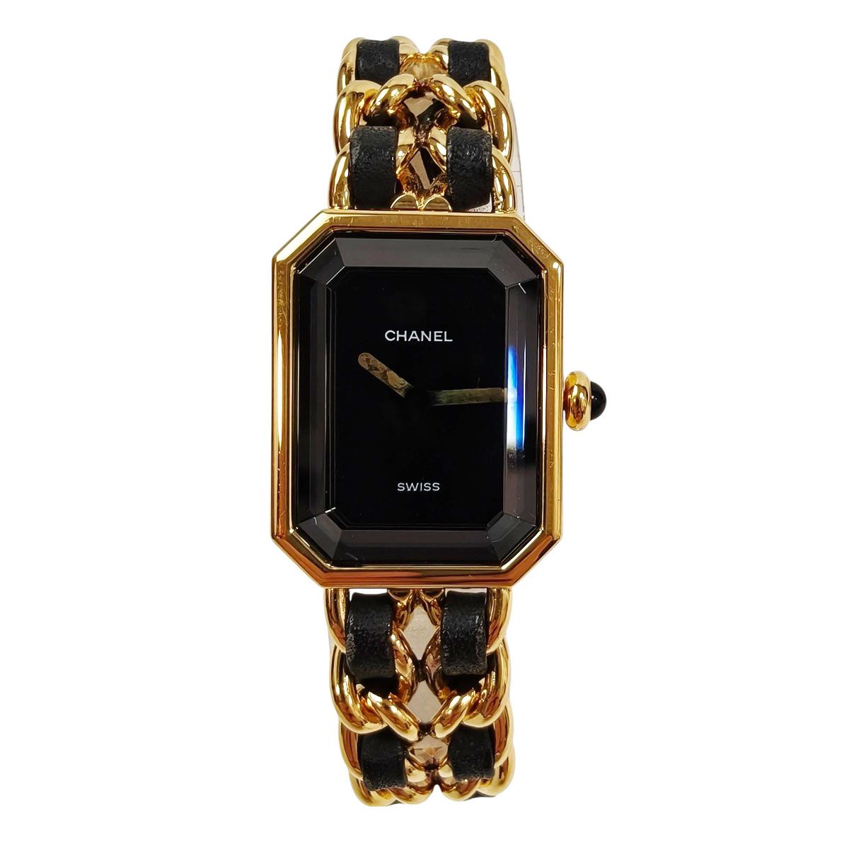 CHANEL シャネル プルミエール Mサイズ H0001 腕時計 クオーツ ゴールド 管理番号：11245 CHANEL シャネル プルミエール Mサイズ H0001 腕時計 クオーツ