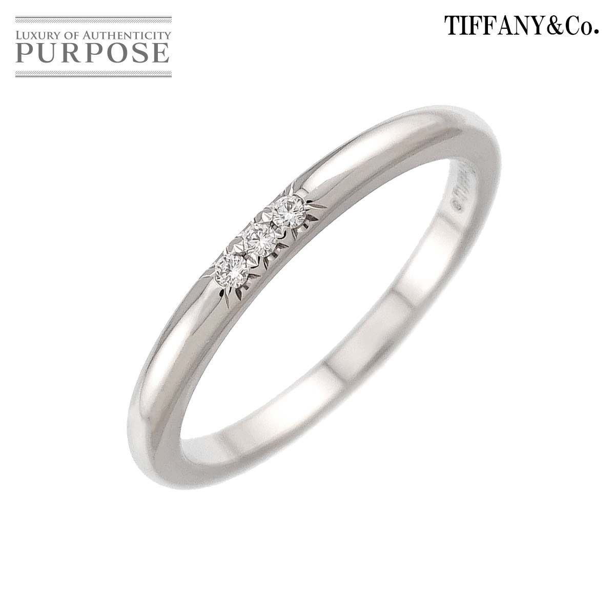ティファニー TIFFANY&Co. フォーエバー 12.5号 リング 幅2mm ダイヤ 