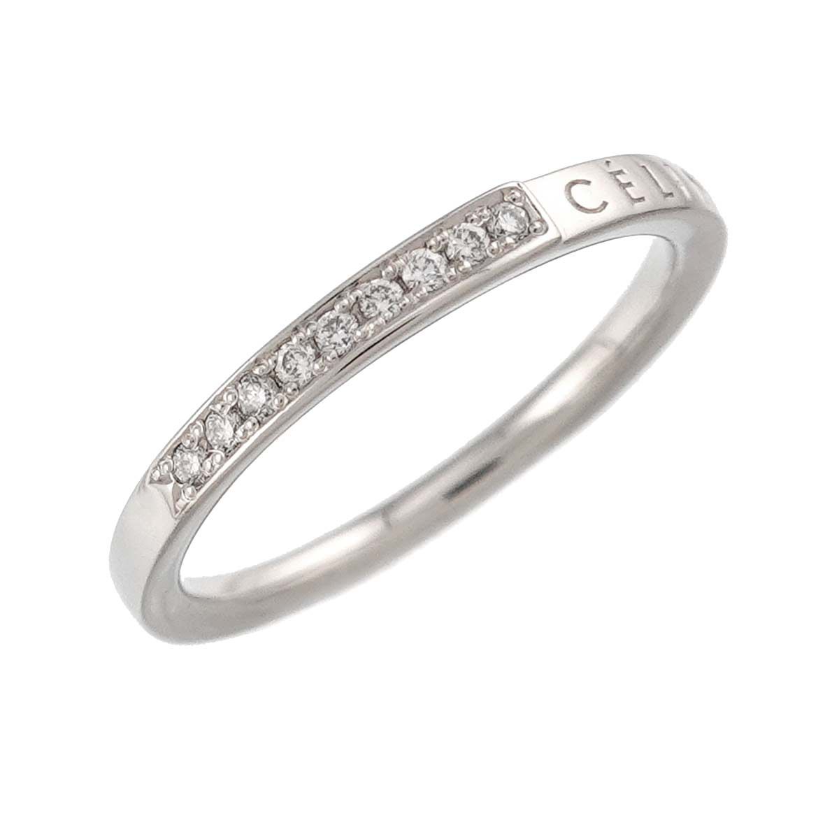 プラチナ リング セリーヌ CELINE 7号 リング ダイヤ Pt プラチナ 指輪 Diamond Ring