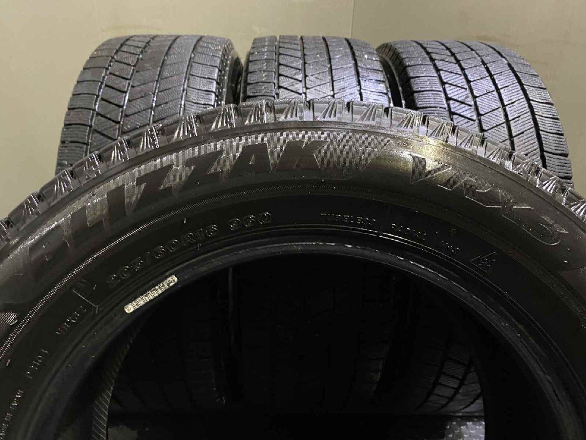 BS BRIDGESTONE BLIZZAK VRX3 205/60R16 16インチ スタッドレス 4本 22年製 バリ溝 ヴォクシー レガシィB4 ジューク プリウスα等 (KTN707) ブリザック 2025年製 BLIZZAK VRX3 165/55R15 75Q 【4本セット
