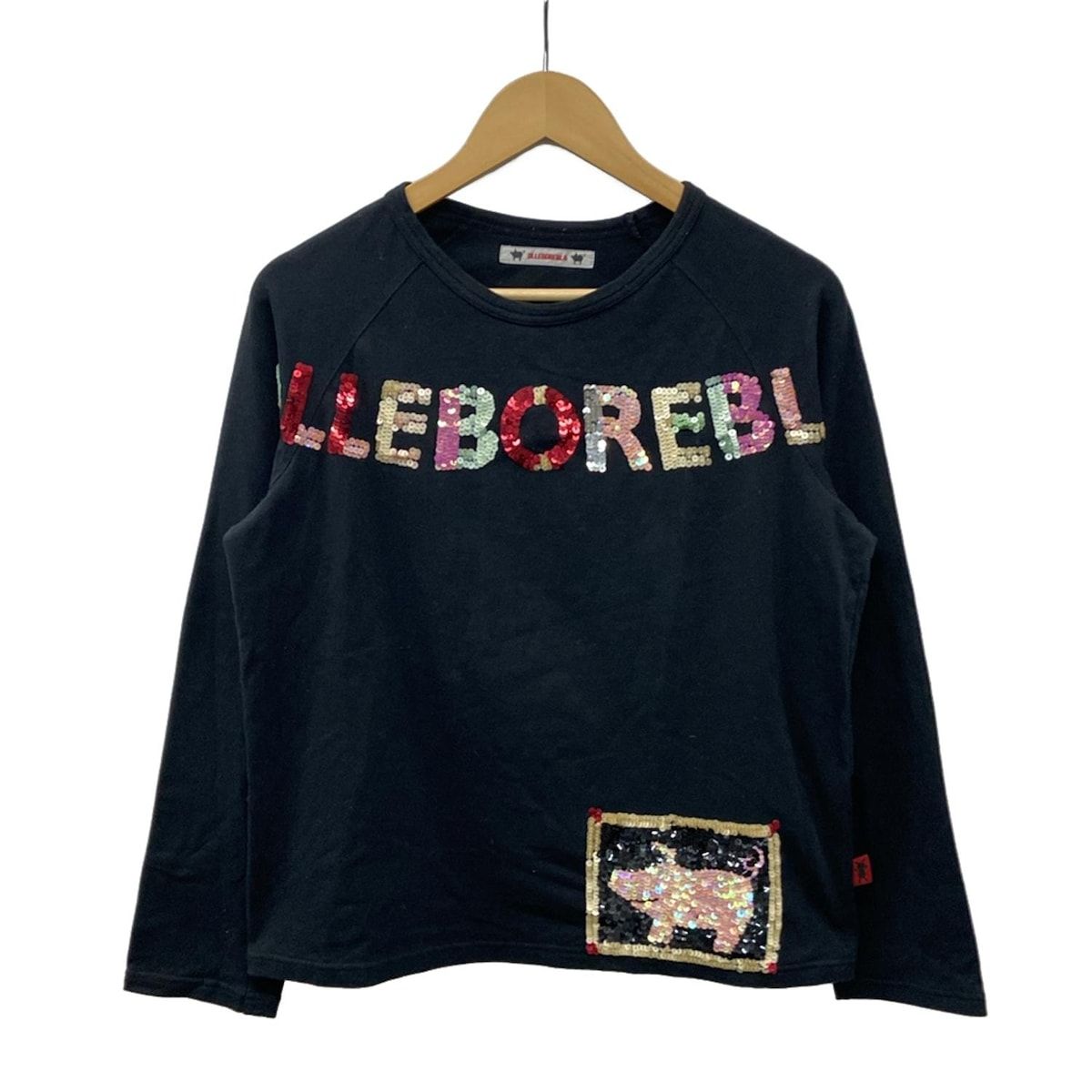 【olleborebla】アルベロベロ　ぶたさん　カットソー　ロング　刺繍レース ALBEROBELLO⁄OLLEBOREBLA(アルベロベロ⁄オレボレブラ) 美品