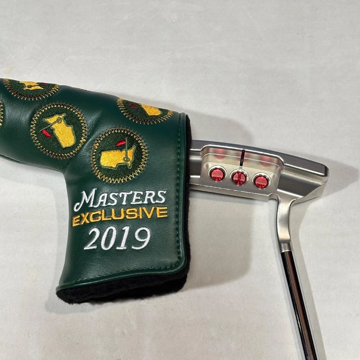 スコッティキャメロン 新作パターカバー MASTERS 2019 ダークグリーン 
