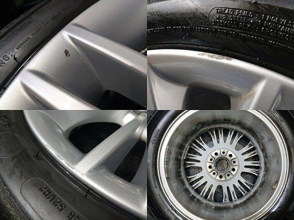 【MICHELIN X-ICE  225/55R17】スタッドレス【 5シリーズ 純正ホイール 17インチ 8J5HPCD120+30】22年 バリ溝 F10/F11/F34等 KTL690 MICHELIN X-ICE SNOW 225/55R17】スタッドレス【BMW 5シリーズ 純正