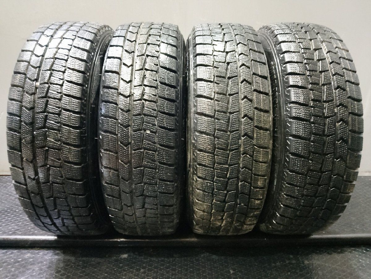 タイヤ走行短め【DUNLOP WM02 175/65R15】スタッドレス【スチールホイール 15インチ 6J4HPCD100】ハブ径56mm 22年製　(KTM659) タイヤ走行短め【DUNLOP WM02 175/65R15】スタッドレス【スチール