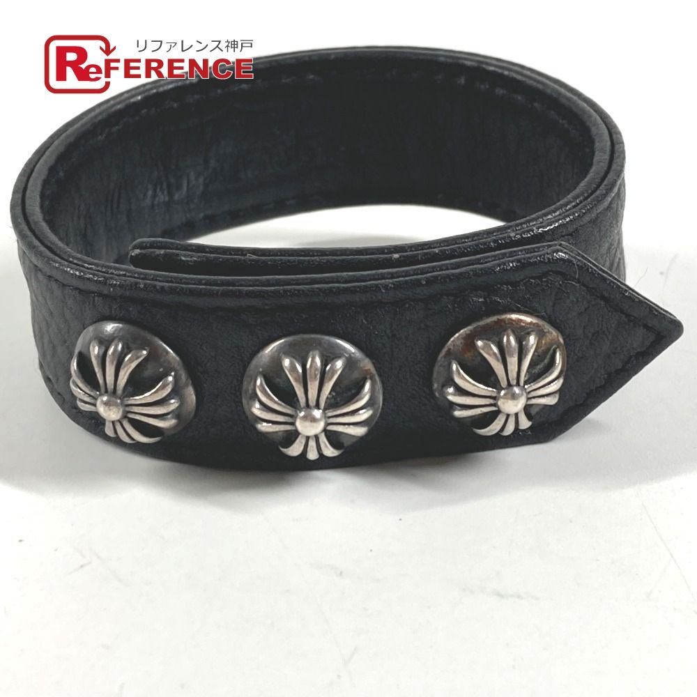 クロムハーツ 3ボタン2スナップ ブレスレットchrome hearts クロム