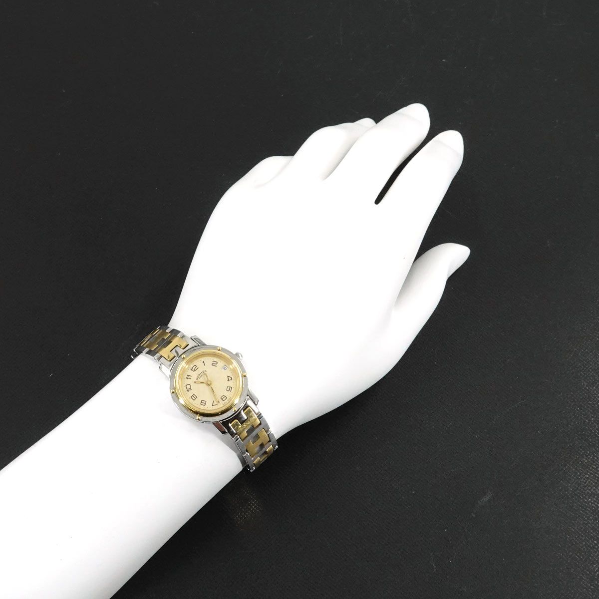 エルメス HERMES クリッパー コンビ CL4 220 ヴィンテージ レディース 