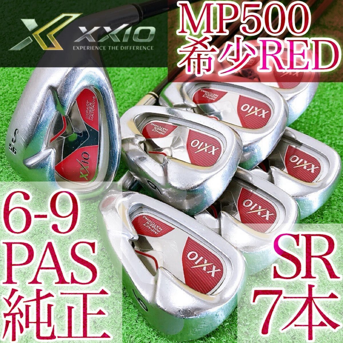 B1359 XXIO ゼクシオ MP400 アイアン 赤 レッド メンズ 右 【公式通販】