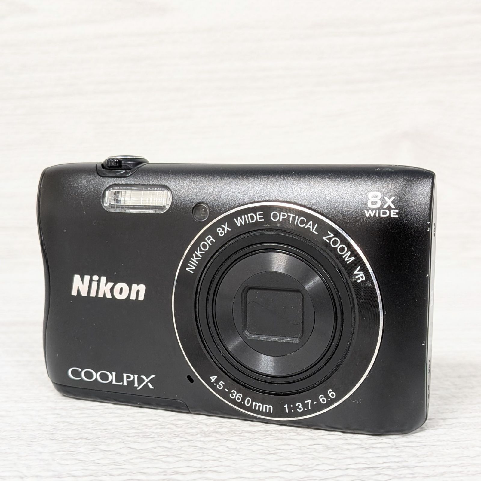 Nikon ニコン COOLPIX S3700 クールピクス デジカメ ブラック 取扱説明 