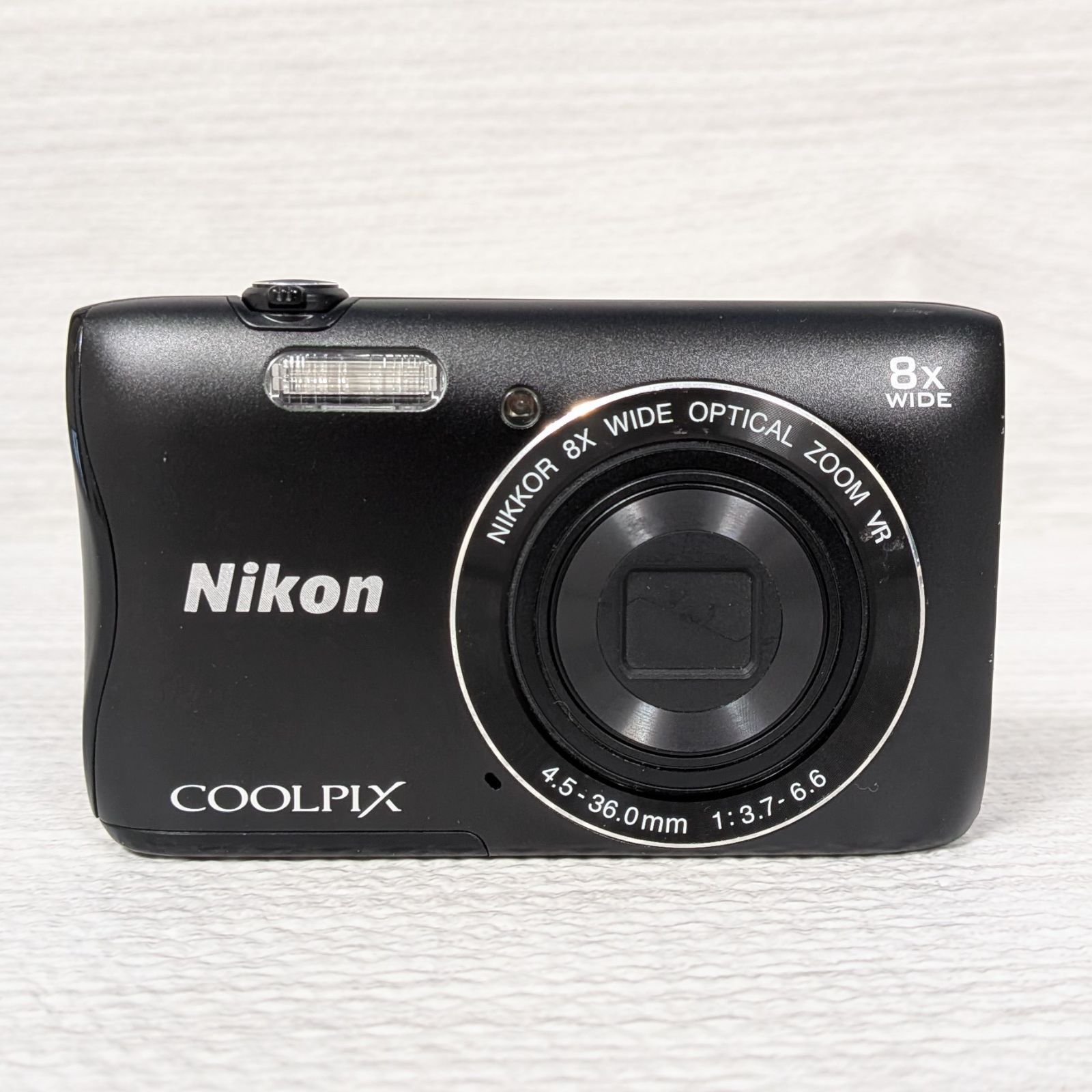 Nikon ニコン COOLPIX S3700 クールピクス デジカメ ブラック 取扱説明